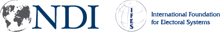 NDI and IFES logos